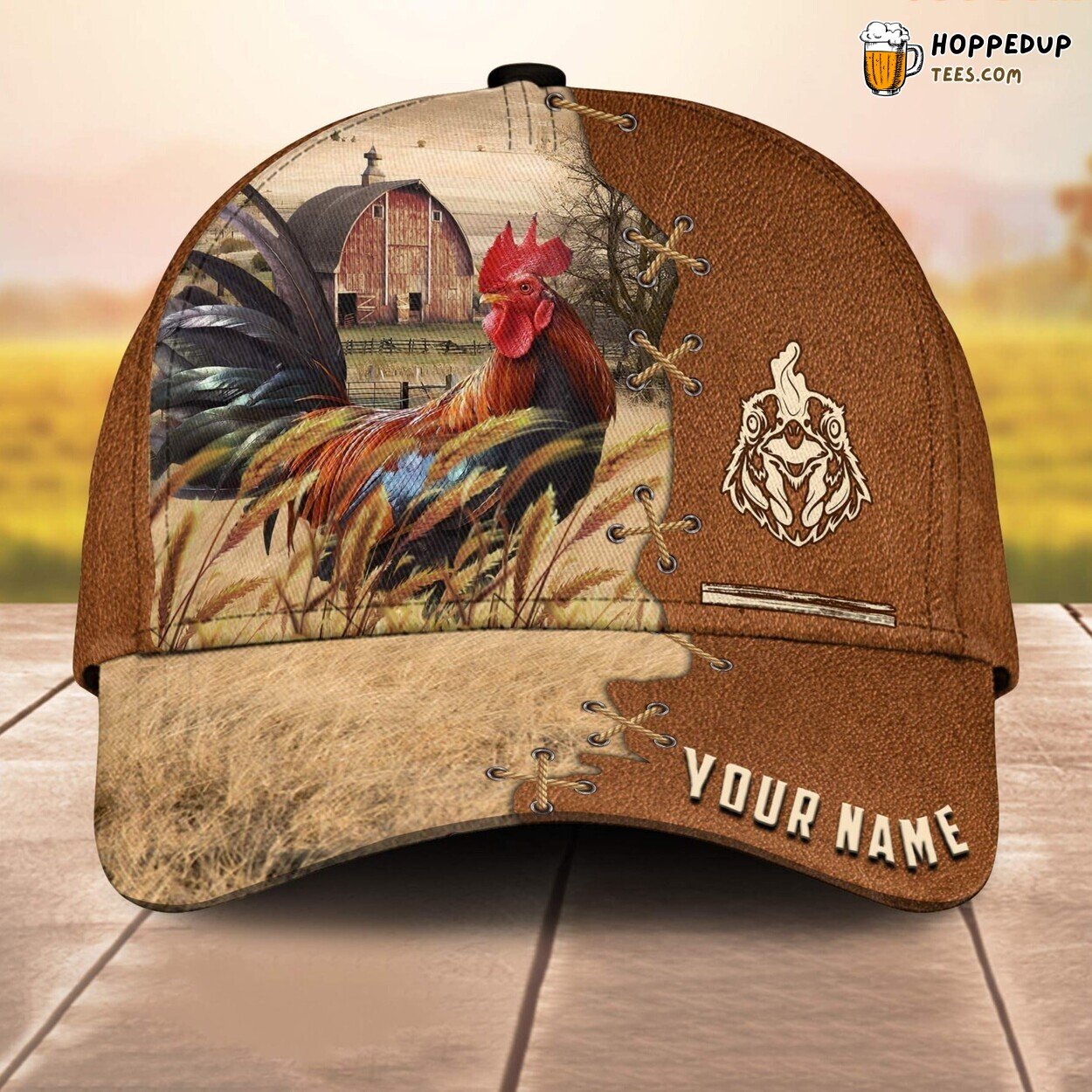 Custom Chicken Cap For Sale - Unique Personalized Designs | Hopped-Up Tees